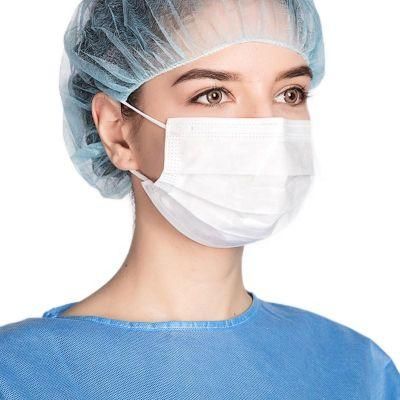 En14683 High Quality Mascarillas 3ply Disposable Flat Earloop Mask