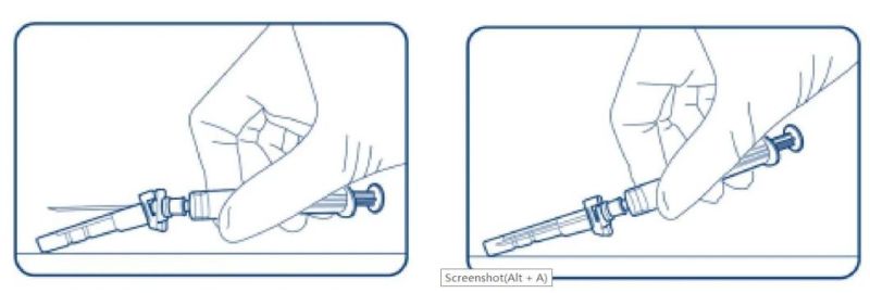 Manufacture of Disposable Medical 21g 23G 25g Safety Hypodermic Needle / Safety Needle with CE Fds ISO and 510K