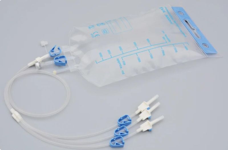 CE Approved Plastic PVC or PVC Without Dehp Adult Sterile EVA 1000ml Enteral Feeding Bag with Factory Price
