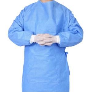 Sterile SMS Disposable Surgical Gown Medical Clothing for Hospital