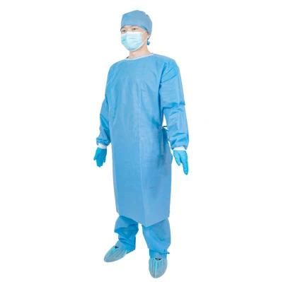 Disposable Nonwoven Isolation Gown Surgical Gown Eo Sterile En13795