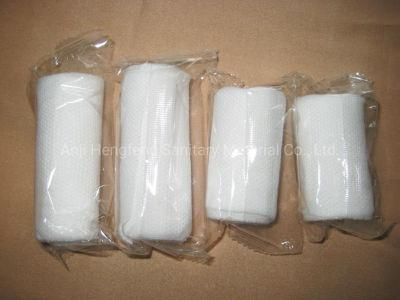Disposable Medical Hospital Supplies Natural Absorbent Sterile Bleached Tabby PBT Bandage