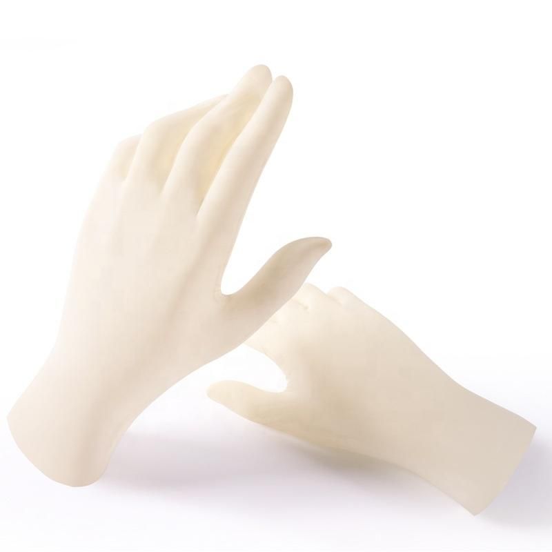 Disposable Latex Gloves White Color 100PCS/Box Protective Household Hand Gloves