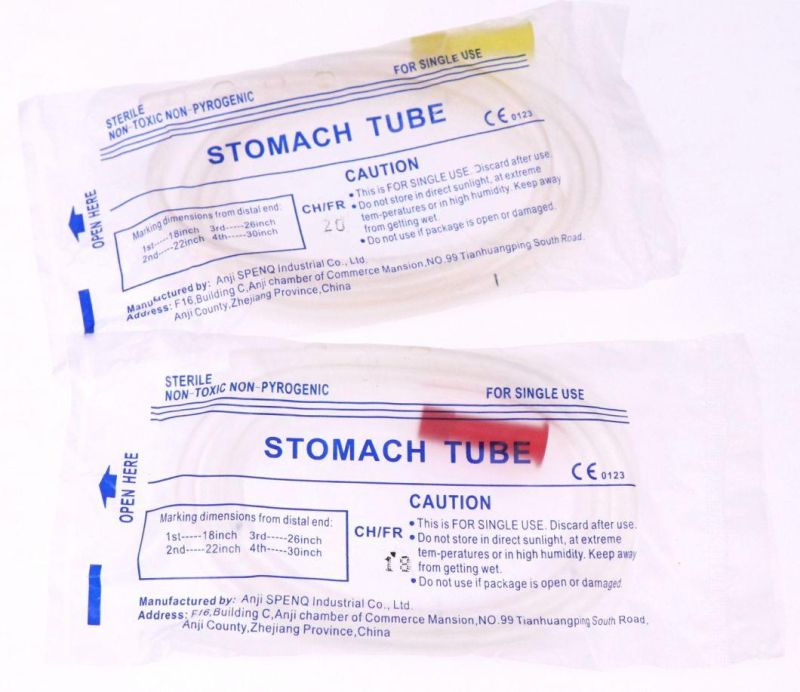 Medical Disposable Stomach Tube Feeding Catheter Tube PVC Tube