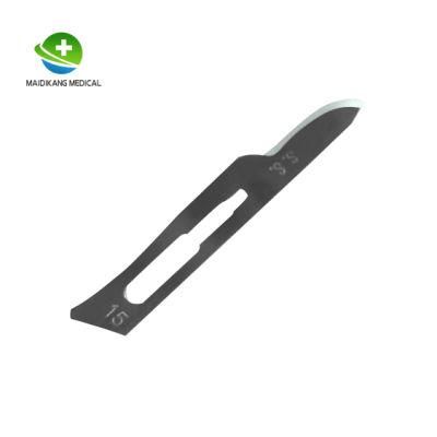 Disposable Medical Sterile Carbon Steel Stainless Steel Surgical Scalpel Blade/Scalpel with CE ISO