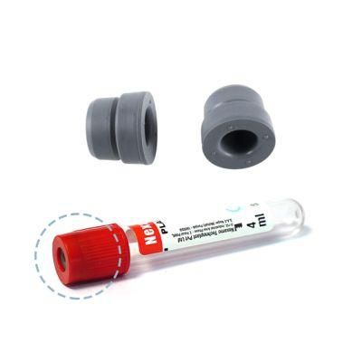 Quality 13mm Bromobutyl Rubber Plug Stopper for Vacuum Blood Collection Test Tube Sample Laboratory Consumable