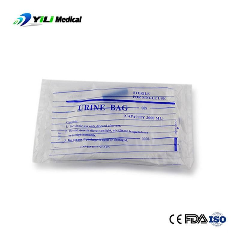 Medical 2000ml Audlt Catheter Drainage Bag Disposable Urine Bag