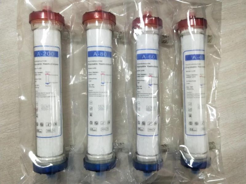 CE/FDA Good Quality Hemodialyzer Dialyser Blood Dialyzer Low Flux Hemodialyser