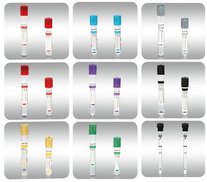 Factory Supply Medical Disposable 10ml Pet Urine Test Tube with Rubber Stopper
