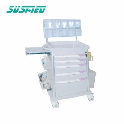 Wholesale Hospital Trolley Medical Service Cart with 4 Wheels