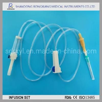 Medical Disposable Transfusion Infusion Set with Sterile Luer Slip Ce and ISO