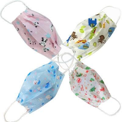 3 Layers Filter Anti-Allergy Disposable Medical Nownoven Folding Mask for Kids