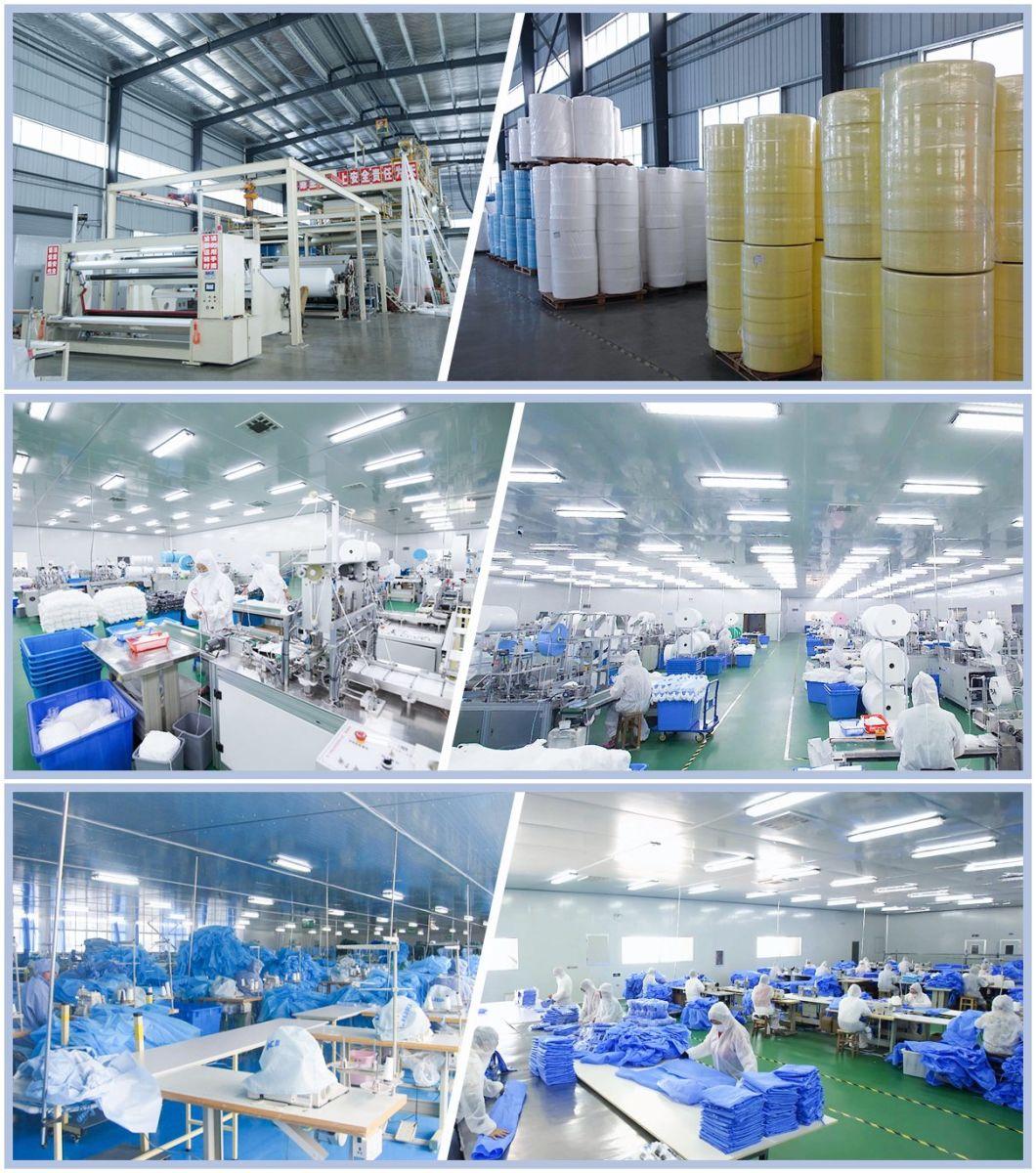 Factory Wholesale Breathable Disposable Non-Woven Lab Coat