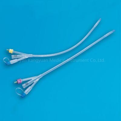 Foley Catheter Silicone 3way Standard Length Normal Balloon Manufacturer