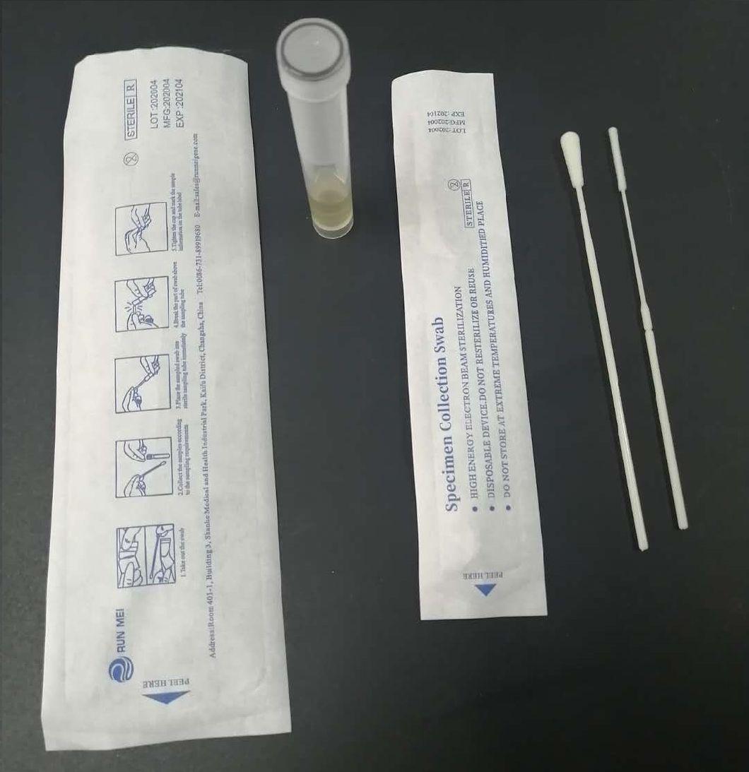 Disposable Throat Collector Stick Swab for Collecting PCR Sample