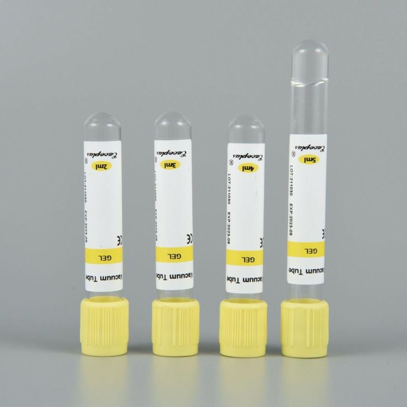 Siny Serum Separating Tube Gel Vacuum Plain Blood Collection Tube with CE ISO