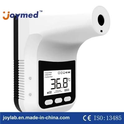 Intelligent IR Thermometer Non-Contact Rechargeable Wall Mounted Fixed Infrared Thermometer with Stand