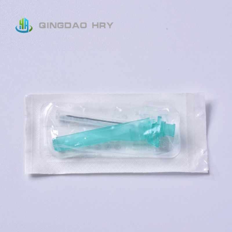 Different Sizes Safety Stainless Hypodermic Needle Safety Syringe Needle with CE ISO FDA &510K