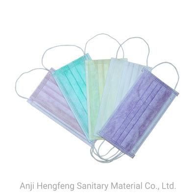 Chinese Manufacturer Hot Sale Personal Use 3ply Face Masks Office, Bus, Factory, Public Place