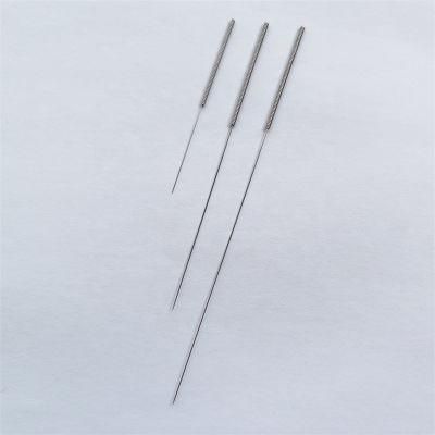 Disposable Sterile Stainless Steel Handle Dry Needling Acupuncture Needles 100PCS with Plastic Bag Packing