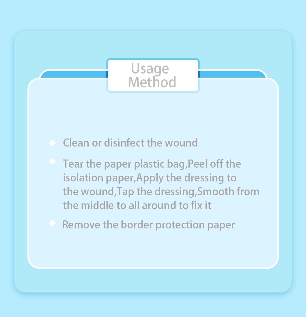 Material Wound Care Dressing Medical Supplies Bedsore Foam Price Hydrocolloid