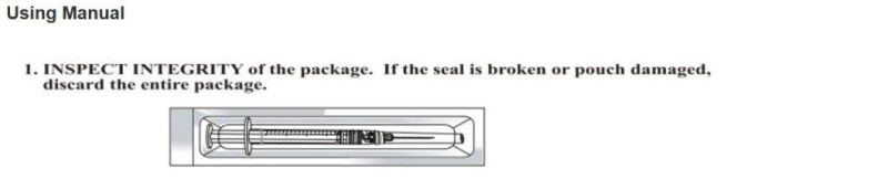 CE FDA Approved Retractable Safety Syringe 0.3/0.5/1/3/5ml with Fixed Needle for Hypodermic Injection