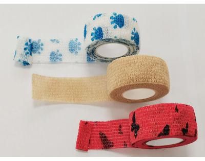 Mdr Approved Assorted Color Breathable Cohesive Bandage Wrap Rolls