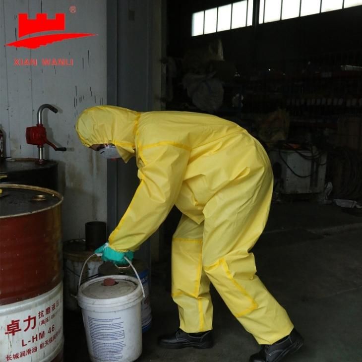 Virus Protection Type 3b/4b/5b/6b Protective Chemical Coverall