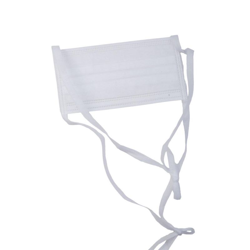 3ply Tie-on Non-Woven Disposable Face Mask