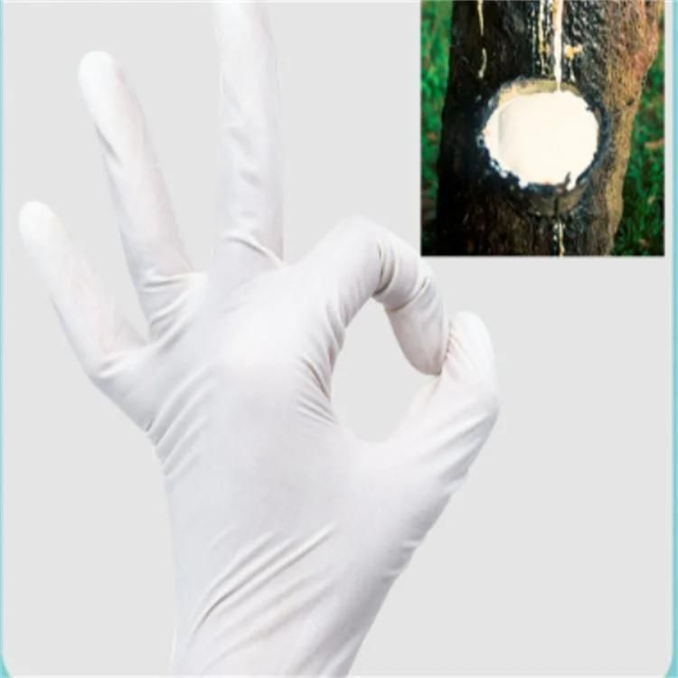 Medical Sterilized Disposable Rubber Exam Gloves