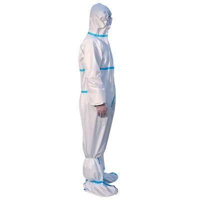 Non-Woven Medical Disposable Isolation Gowns Surgical Protective Coverall for Hospital/ICU/Clinics/Lab/Dental