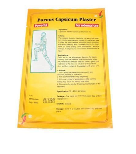 Top Manufacturer Rheumatism Pain Relief Capsicum Plaster Type