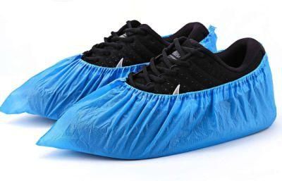 PE Plastic Elastic Round Disposable Medical Use Shoe Cover