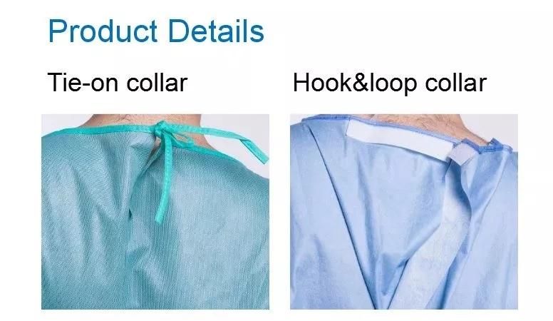 Thumb Loop Plastic Disposable CPE Surgical Isolation Gown