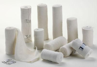 FDA/ISO/Ce Approved Elastic Bandage (thick PBT bandage) with Woven Edges