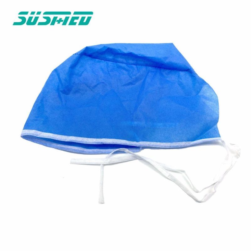 Disposable PP Non Woven Strip Clip Cap Bouffant Head Cover