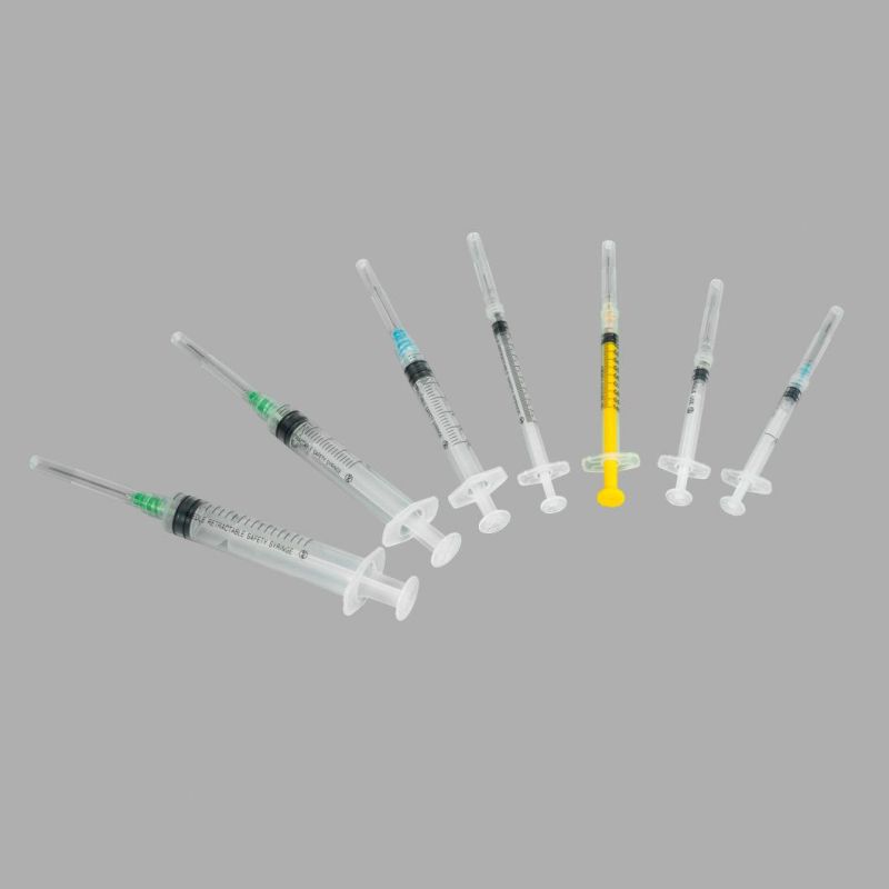 Disposable Syringe 1-60ml for Hypodermic Injection with CE/FDA Certificate