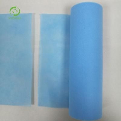 Eco-Friendly Disposable Perforated Bed Sheet PP Spun-Bond Non Woven Fabric Roll for Medical Bed Sheet Pieces