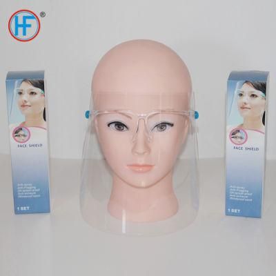 Mdr CE Approved Set with Anti Fog Shields and Glasses for Man and Women to Protect Eyes Disposable Face Shield