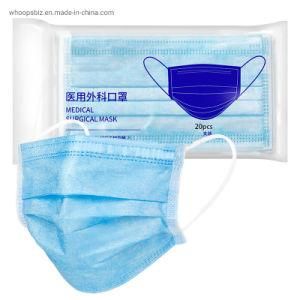 3ply Earloop En14683 Type Iir Disposable Surgical Face Mask 3-Ply Face Mask Kid&prime;s Face Mask 3ply Respirator Mask Type I Type II Medical Mask