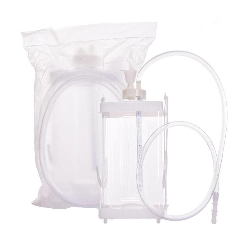 Disposable Single/Double/Triple Chamber Chest Drainage Bottle Thoracic Drainage Bottle