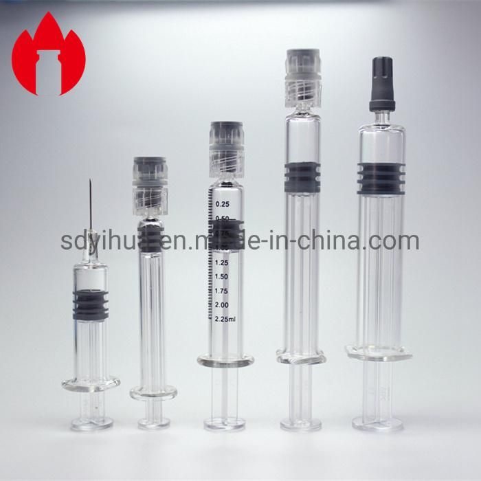 Dental Glass Syringe with or Without Needle for Injection