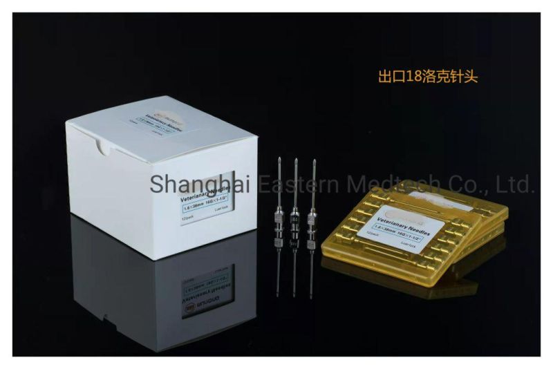 High Quality Custom Size Veterinary Needles Metal Hub Veterinary Injection Needle