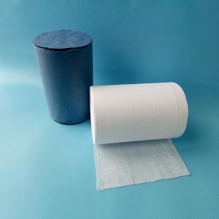 100% Raw Cotton Medical Products Supply Gauze Roll Manufacturer