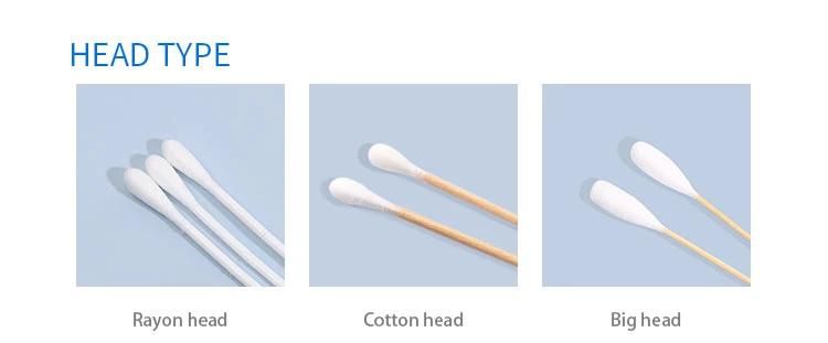 New Design Disposables Medical Bamboo Cotton Sampling Swab