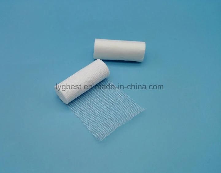 100% Disposable Medical Supply Gauze Bandage Roll with FDA Certificate