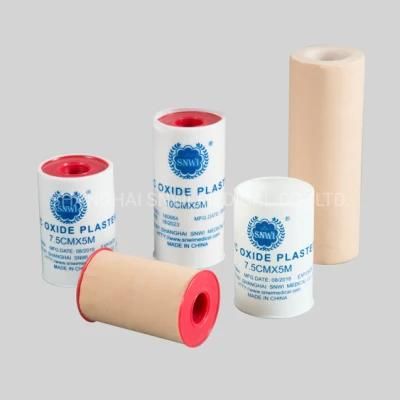 High Quality Disposable Medical Zinc Oxide Adhesive Plaster with Steel Cover Sale Hot