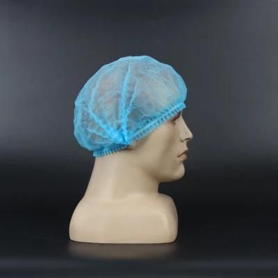 Promotional Disposable Mob Cap Polypropylene Nurse Cap Disposable Non Woven Clip Cap