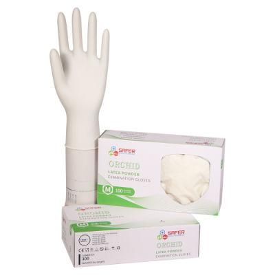 Latex Gloves Manufactures Malaysia with High Quality Powder Disposable Examination
