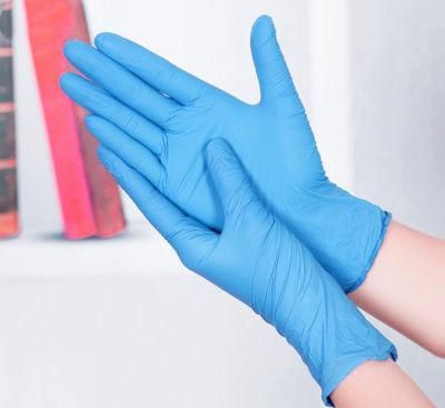 Chemical Resistant Safety Work Nitrile Gloves Hands Gloves Disposable Manufacturer Food Grade Nitrile Examination Glove